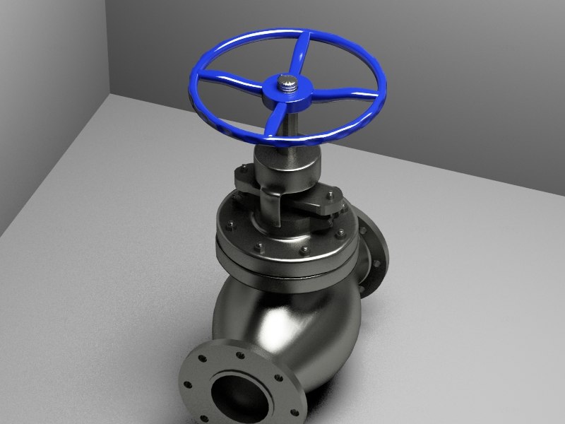 3d valve model